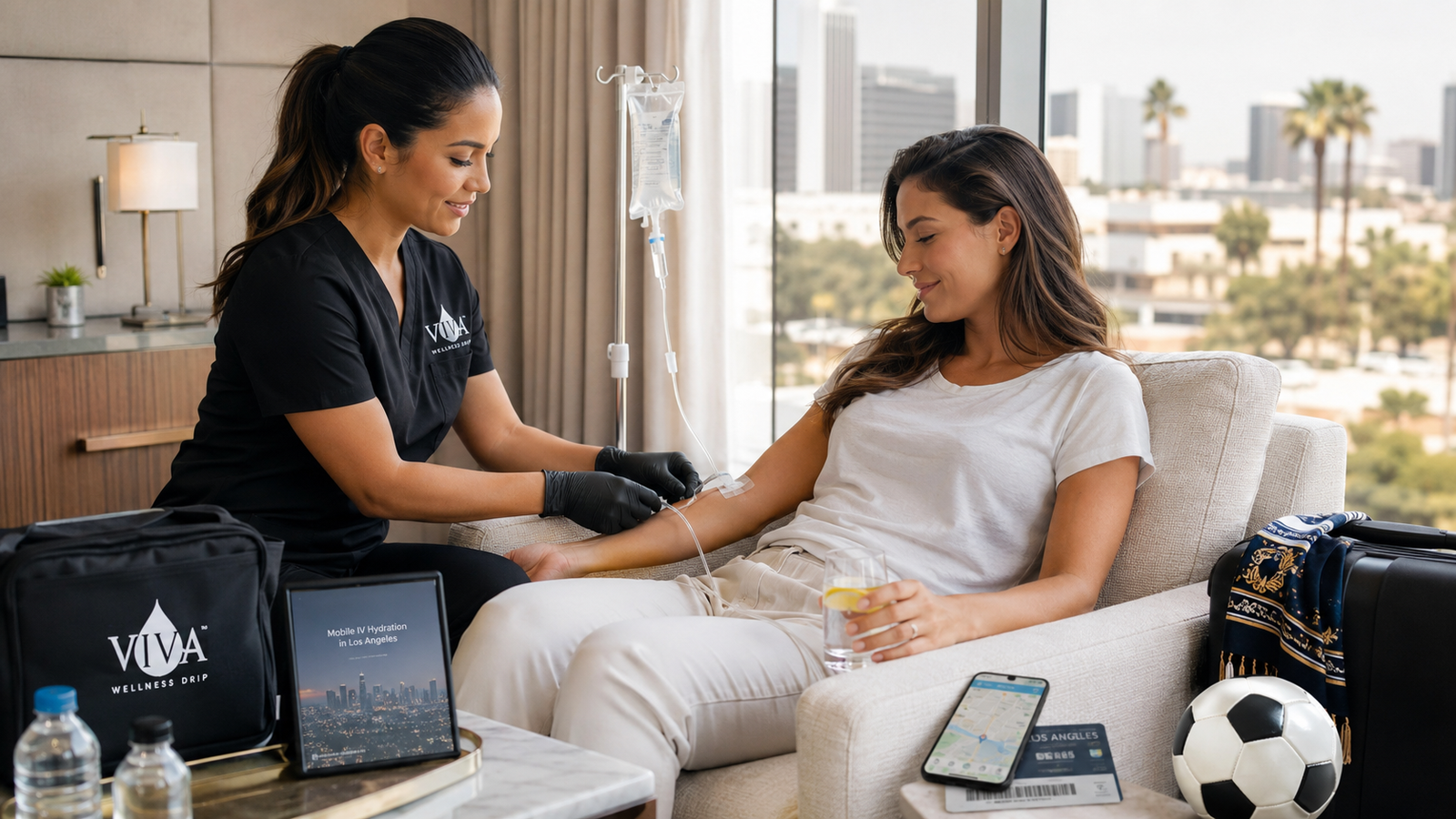 Mobile IV Hydration in Los Angeles for World Cup Match Weeks